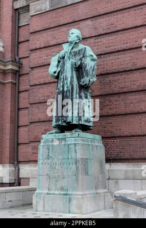 Sculpture en bronze de Martin Luther Banque D'Images