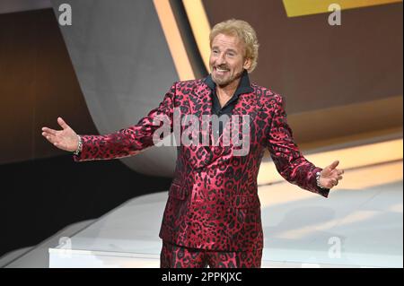 Thomas Gottschalk, Wetten Dass...? Depuis les halls d'exposition, Friedrichshafen, 19.11.2022 Banque D'Images