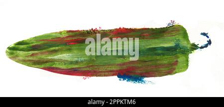 Un piment jalapeno vert est vu dans une peinture aquarelle isolée sur fond blanc dans cette illustration de 3 jours. Banque D'Images