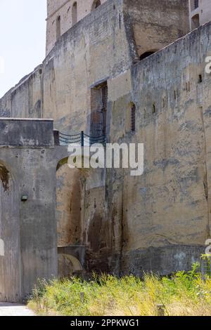 Castel Sant'Elmo, forteresse médiévale située sur la colline du Vomero, Naples, Italie Banque D'Images