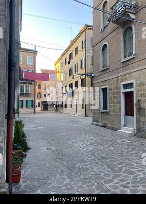 Maison résidentielle dans le quartier Cannaregio à Venise Banque D'Images