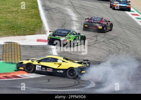 FANATEC GT WORLD CHALLENGE 23 avril 2023 à MONZA, Italie, série GT4 Banque D'Images