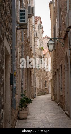 Vieille ville de Budva, Monténégro Banque D'Images