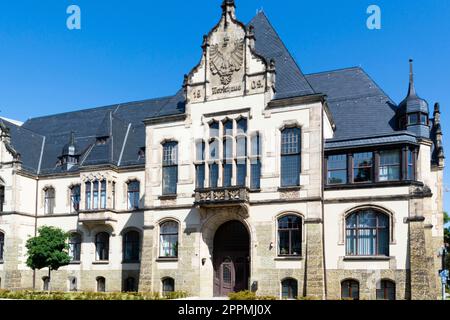 Idylle dans la vieille ville de Quedlinburg, Allemagne Banque D'Images