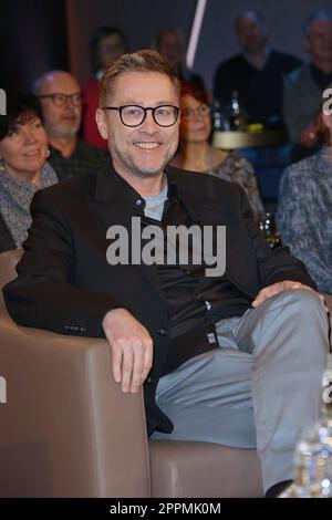 Jan Weiler (auteur), talk-show NDR du Studio Lokstedt, Hambourg, 10.03.2023 Banque D'Images