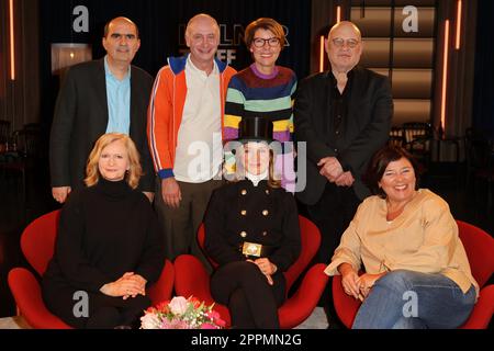 Ralf Lengen,Johanna Gastdorf,Alfons,Vanessa Didam,Bettina Boettinger,Christian Redl,Vera Int-Veen,Koelner Treff (eps. 664),WDR Studio BS2,Cologne,17.03.2023 Banque D'Images