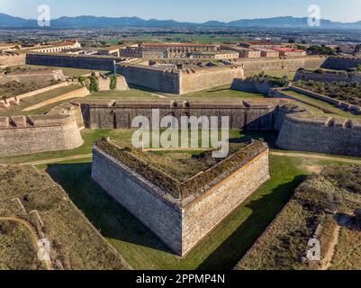 Château de Sant Ferran, rempart de Santa Tecla, Figueres Espagne Banque D'Images