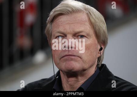 MUNICH, ALLEMAGNE - AVRIL 19 : Oliver KAHN, Président du FC Bayern vu avant le quart-finale de l'UEFA Champions League deuxième match de football de la jambe entre le FC Bayern Muenchen et Manchester City à l'Allianz Arena sur 19 avril 2023 à Munich, en Allemagne. Image et copyright d'Arthur THILL / ATP images (THILL Arthur / ATP / SPP) Banque D'Images