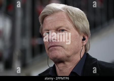 MUNICH, ALLEMAGNE - AVRIL 19 : Oliver KAHN, Président du FC Bayern vu avant le quart-finale de l'UEFA Champions League deuxième match de football de la jambe entre le FC Bayern Muenchen et Manchester City à l'Allianz Arena sur 19 avril 2023 à Munich, en Allemagne. Image et copyright d'Arthur THILL / ATP images (THILL Arthur / ATP / SPP) Banque D'Images