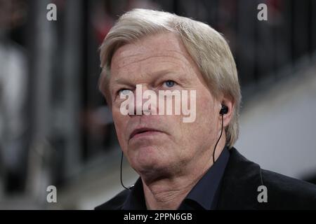 MUNICH, ALLEMAGNE - AVRIL 19 : Oliver KAHN, Président du FC Bayern vu avant le quart-finale de l'UEFA Champions League deuxième match de football de la jambe entre le FC Bayern Muenchen et Manchester City à l'Allianz Arena sur 19 avril 2023 à Munich, en Allemagne. Image et copyright d'Arthur THILL / ATP images (THILL Arthur / ATP / SPP) Banque D'Images