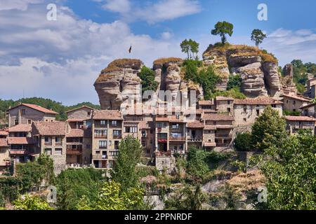 Rupit est un charmant village médiéval situé dans un environnement naturel Banque D'Images