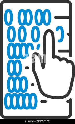 Icône de l’abaque Illustration de Vecteur