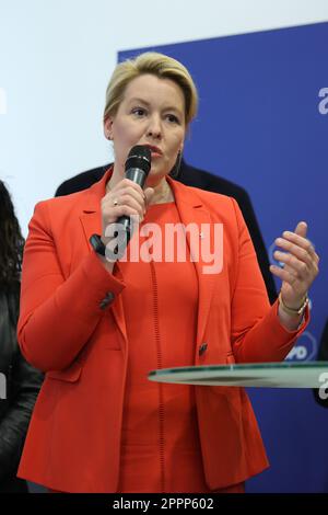 Berlin, Allemagne. 23rd avril 2023. Franziska Giffey (SPD). Credit: Jörg Carstensen/dpa/Alay Live News Banque D'Images