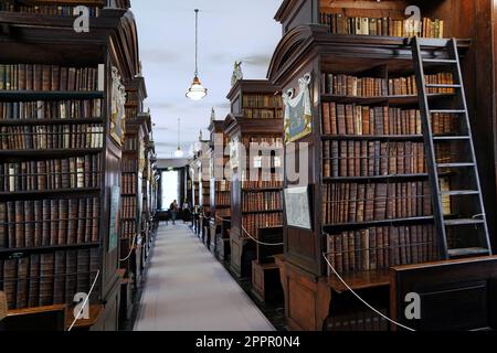 Marsh Library à Dublin, la plus ancienne bibliothèque publique d'Irlande Banque D'Images