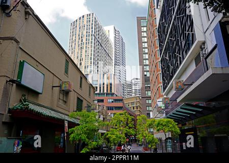 Sydney, Nouvelle-Galles du Sud / Australie - 14/12/2019: Vue depuis Chinatown. Banque D'Images