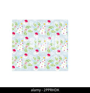 Motif de Noël transparente Illustration de Vecteur