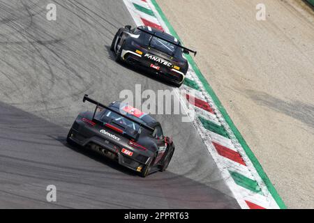 FANATEC GT WORLD CHALLENGE 23 avril 2023 à MONZA, Italie, série GT2 Banque D'Images