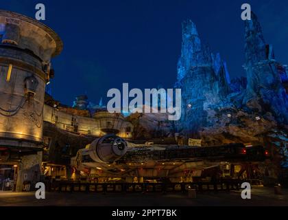 L'incroyable Millennium Falcon. Banque D'Images