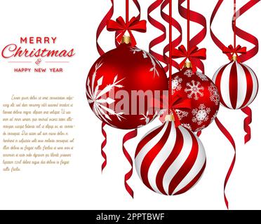 Bannière de Noël Illustration de Vecteur