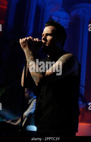 Good Charlotte joue un concert spécial sur invitation uniquement à l'hôtel de ville de Paddington avant de commencer leur visite en Australie. Sydney, Australie. 10.10.07. Banque D'Images