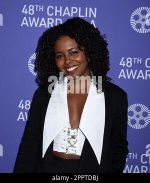 24 avril 2023, New York, New York, États-Unis: Adrienne Warren assiste au Prix Chaplin 48th en l'honneur de Viola Davis à la salle Lincoln CenterÃs Alice Tully à New York. (Credit image: © photo image Press via ZUMA Press Wire) USAGE ÉDITORIAL SEULEMENT! Non destiné À un usage commercial ! Banque D'Images