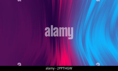 Résumé liquide coloré ou fluide circulant dans un motif ondulé. Animation colorée aux couleurs fluo bleu violet modernes Banque D'Images
