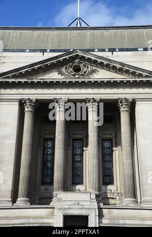 Extérieur du Musée des Sciences, South Kensington, Londres Banque D'Images