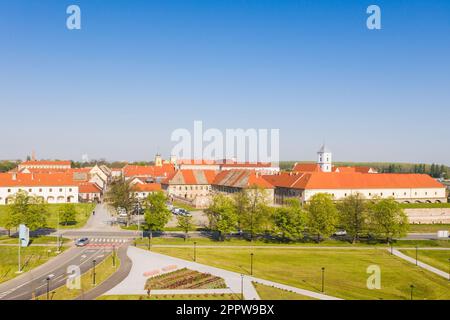 Vue aérienne de la vieille ville de Tvrdja à Osijek, Croatie Banque D'Images