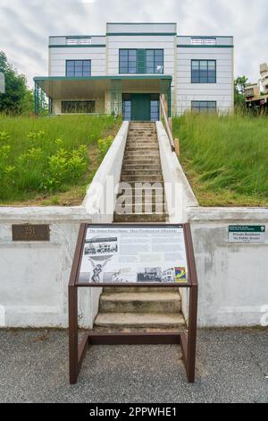 Parc national Indiana Dunes du lac Michigan Banque D'Images