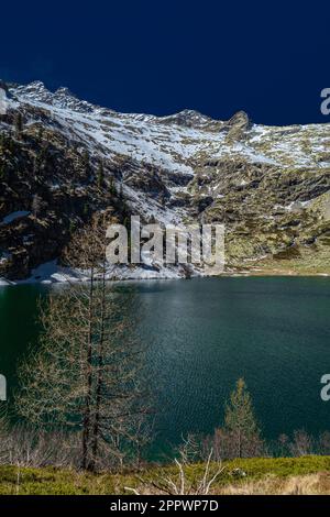 Excursion au refuge Livio Bianco, dans la haute Valle Gesso, dans la province de Cuneo, dans le sud du Piémont Banque D'Images