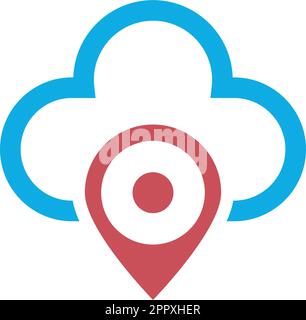 Modèle d'illustration du logo Cloud Illustration de Vecteur