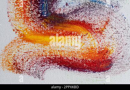 Formes abstraites de couleurs acryliques vives Banque D'Images