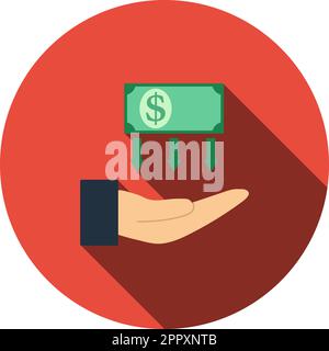 Icône de retour sur investissement Illustration de Vecteur