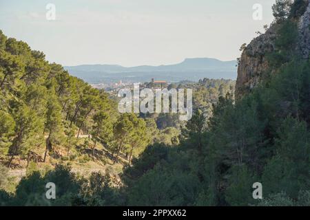 Tramuntana Mallorca. Vue sur les montagnes de Tramuntana, Sierra de Tramontana à Majorque, Espagne. Banque D'Images