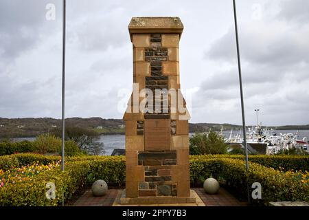 ancienne cheminée sacristie monument de commémoration à st mary de l'église de visite killybegs comté donegal république d'irlande Banque D'Images