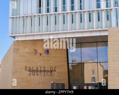 Palais de justice, palais de justice d'Aix en Provence, Provence, France, 18.04.23. Banque D'Images