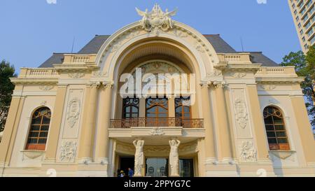 Le Théâtre municipal de Ho Chi Minh ville, également connu sous le nom d'Opéra municipal de Saigon est un opéra à Ho Chi Minh ville, Vietnam Banque D'Images