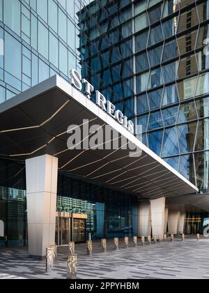 St. Regis Hotel aka Vista Tower conçu par Studio Gang Banque D'Images