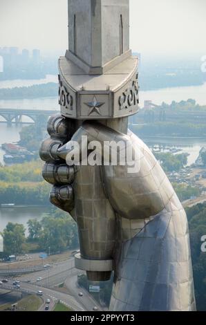 Rodina Mat - Monument de la mère ukrainienne à Kiev - Ukraine Banque D'Images