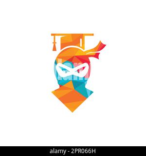 Logo Smart ninja Modern Education Vector. Illustration de Vecteur