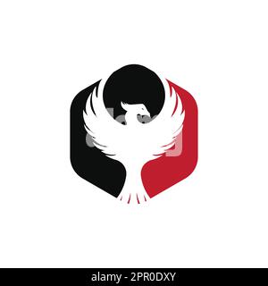 Logo Phoenix. Logo créatif de l'oiseau mythologique. Illustration de Vecteur