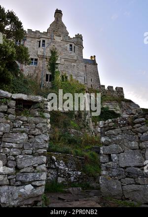 Mont Saint Michael's ensoleillé à Cornwall Banque D'Images