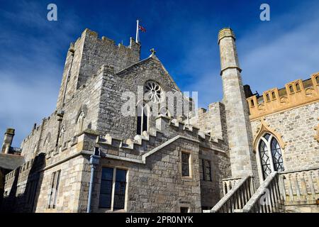 Mont Saint Michael's ensoleillé à Cornwall Banque D'Images