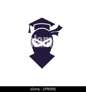 Logo Smart ninja Modern Education Vector. Illustration de Vecteur