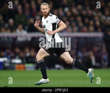 Birmingham, Royaume-Uni. 25th avril 2023. Tim Ream de Fulham pendant le match de la Premier League à Villa Park, Birmingham. Crédit photo à lire: Darren Staples/Sportimage crédit: Sportimage Ltd/Alay Live News Banque D'Images