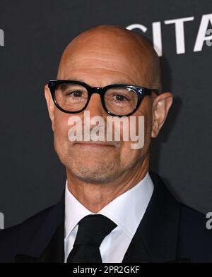 Culver City, États-Unis. 25th avril 2023. Stanley Tucci arrivant à la « Citadelle » de Prime Video le tapis rouge de Los Angeles tenu au Culver Theatre sur 25 avril 2023 à Culver City, CA. © Tammie Arroyo/AFF-USA.com crédit: AFF/Alamy Live News Banque D'Images