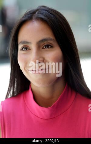 Mexico, Mexique. 25th avril 2023. 25 avril 2023, Mexico, Mexique: Diana Flores, capitaine de l'équipe de football du drapeau mexicain au Sénat à Mexico. Sur 25 avril 2023 à Mexico, Mexique (photo par Luis Barron/Groupe Eyepix/Sipa USA). Credit: SIPA USA/Alay Live News Banque D'Images