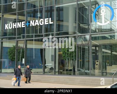 Kühne und Nagel, Großer Grasbrook, Hafencity, Hambourg, Allemagne Banque D'Images