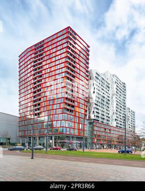 Rotterdam, pays-Bas - Calypso logement et développement mixte par will Alsop Banque D'Images