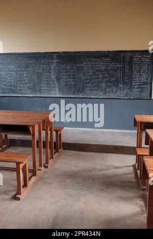 Images des écoles rurales Rwanda Banque D'Images